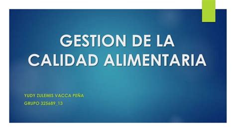 mesa de coordinacion de la calidad alimentaria creada por